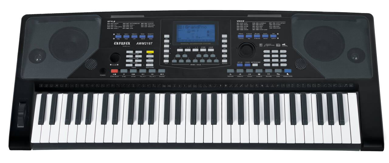 AIWA Oriental Musical Keyboard 61 Key With Touch Response – AWM2187